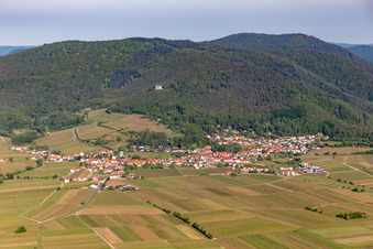 At the foot of the St. Anna Chapel in Burrweiler in the state Rhineland-Palatinate, Germany
