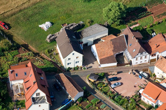 Aerial photograpy of Hohlstr in the district Gräfenhausen in Annweiler am Trifels in the state Rhineland-Palatinate, Germany