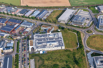 Industrial and commercial area Nord with ITK Engineering GmbH, DBK David + Baader in Ruelzheim in the state Rhineland-Palatinate, Germany