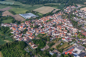 District Sondernheim in Germersheim in the state Rhineland-Palatinate, Germany