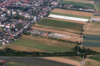 Kandel in the state Rhineland-Palatinate, Germany out of the air
