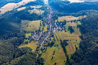Rumbach in the state Rhineland-Palatinate, Germany out of the air
