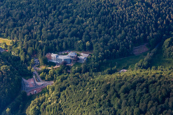 Aerial photograpy of Celenus Park Clinic in Bad Bergzabern in the state Rhineland-Palatinate, Germany