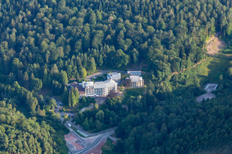 Oblique view of Celenus Park Clinic in Bad Bergzabern in the state Rhineland-Palatinate, Germany