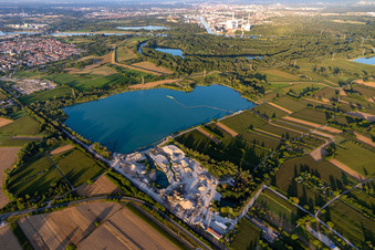Willersinn gravel and chippings in Hagenbach in the state Rhineland-Palatinate, Germany