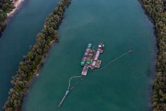 Otterstadt Old Rhine in Otterstadt in the state Rhineland-Palatinate, Germany