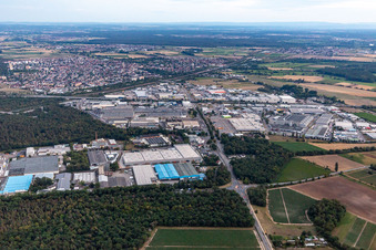 Hockenheim in the state Baden-Wuerttemberg, Germany