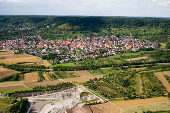 Behind the quarry in the district Kayh in Herrenberg in the state Baden-Wuerttemberg, Germany