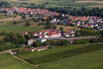 Railroad station in Winden in the state Rhineland-Palatinate, Germany
