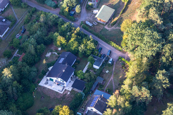 Aerial view of At the Saufelsen in Ludwigswinkel in the state Rhineland-Palatinate, Germany