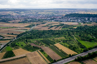 Motorway exit A81 in the district Gültstein in Herrenberg in the state Baden-Wuerttemberg, Germany