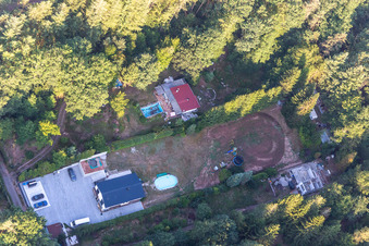 At the Kleiner Höchst in Ludwigswinkel in the state Rhineland-Palatinate, Germany out of the air