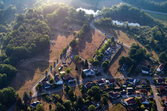Cemetery in Ludwigswinkel in the state Rhineland-Palatinate, Germany