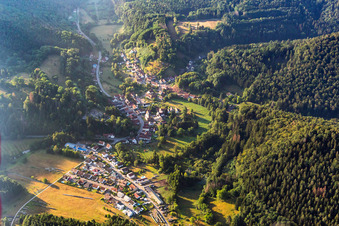 Aerial photograpy of Bobenthal in the state Rhineland-Palatinate, Germany