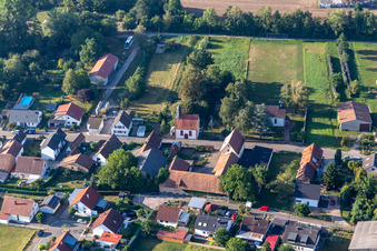 Gustav Adolf Church and St. Nicholas Chapel in the district Kleinsteinfeld in Niederotterbach in the state Rhineland-Palatinate, Germany