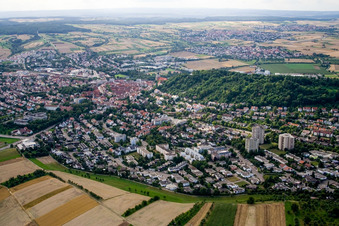 Hildrizhauser Street in Herrenberg in the state Baden-Wuerttemberg, Germany