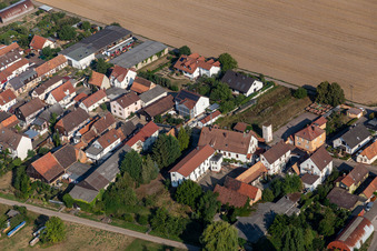 Drone image of Saarstr in Kandel in the state Rhineland-Palatinate, Germany