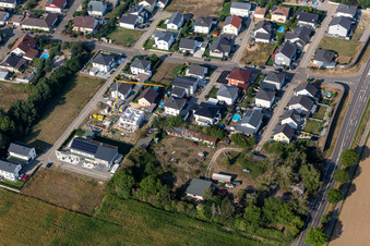 Minfeld in the state Rhineland-Palatinate, Germany out of the air