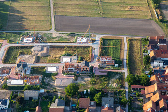 New development area north in Hatzenbühl in the state Rhineland-Palatinate, Germany