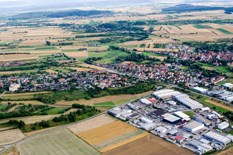 Hagenring Industrial Park in the district Altingen in Ammerbuch in the state Baden-Wuerttemberg, Germany