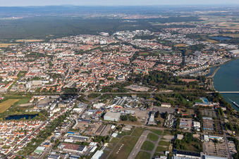 Speyer in the state Rhineland-Palatinate, Germany out of the air
