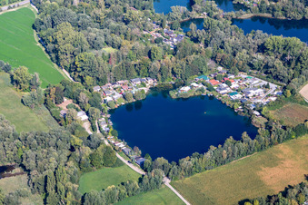 Sauerwiesen, Wagbachhäusel in Altlußheim in the state Baden-Wuerttemberg, Germany