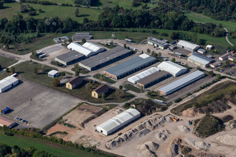 Former Salm barracks in Philippsburg in the state Baden-Wuerttemberg, Germany