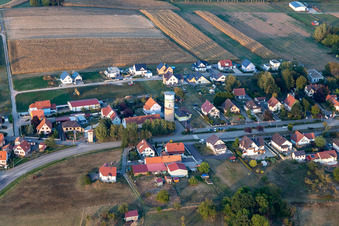 Chateau d'Eau, water tower in Schœnenbourg in the state Bas-Rhin, France