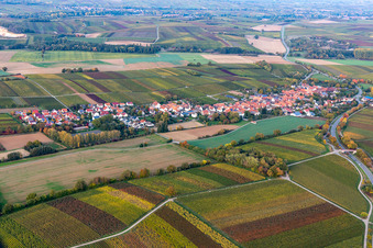 Niederhorbach in the state Rhineland-Palatinate, Germany out of the air