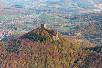 Trifels Castle Ruins in Annweiler am Trifels in the state Rhineland-Palatinate, Germany