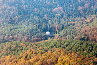 Radar antenna in Pleisweiler-Oberhofen in the state Rhineland-Palatinate, Germany