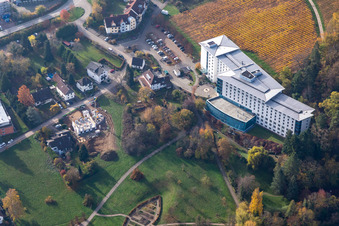 Hospital grounds of the rehabilitation center Edith-Stein-Fachklinik Klinik fuer Neurologie in Bad Bergzabern in the state Rhineland-Palatinate, Germany