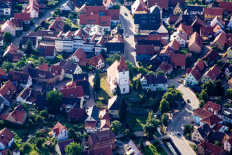 Barbara Church in the district Ellmendingen in Keltern in the state Baden-Wuerttemberg, Germany