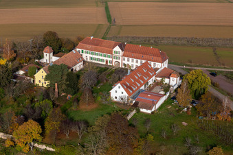 Oblique view of Workshop for hidden talents in Schweighofen in the state Rhineland-Palatinate, Germany