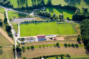 Pneuhage Stadium in the district Auerbach in Karlsbad in the state Baden-Wuerttemberg, Germany