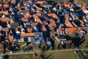 Aerial photograpy of In the bell tithe in Winden in the state Rhineland-Palatinate, Germany