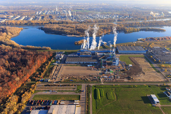 Palm Paper Mill Plant Wörth am Rhein in Wörth am Rhein in the state Rhineland-Palatinate, Germany