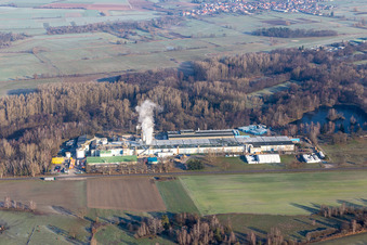 Sitek Insulation in the district Altenstadt in Wissembourg in the state Bas-Rhin, France out of the air