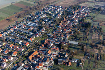 Lower Main Street, Guttenberg Street and Wasgau Street in the district Kleinsteinfeld in Steinfeld in the state Rhineland-Palatinate, Germany