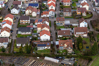 Goethering, Uhlandstr in Rheinzabern in the state Rhineland-Palatinate, Germany