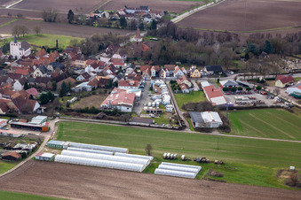 Car dealership Frey in Minfeld in the state Rhineland-Palatinate, Germany