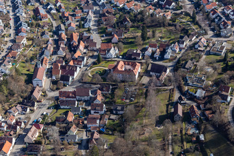 Castle Dätzingen in the district Dätzingen in Grafenau in the state Baden-Wuerttemberg, Germany