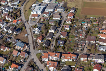 Veilchenstr in the district Malmsheim in Renningen in the state Baden-Wuerttemberg, Germany