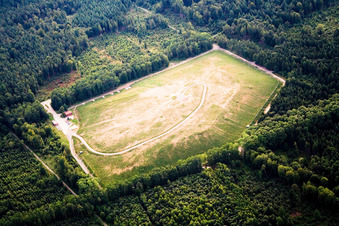 Landfill in the district Ittersbach in Karlsbad in the state Baden-Wuerttemberg, Germany