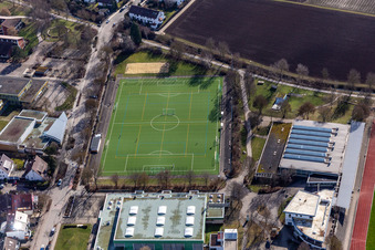 Artificial turf pitch 1 Sportpark Stegwiesen in Renningen in the state Baden-Wuerttemberg, Germany