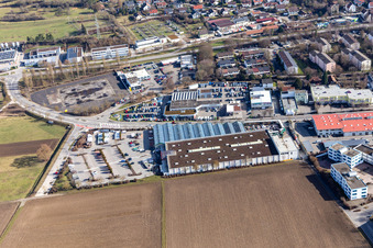 Toom hardware store from the west in Herrenberg in the state Baden-Wuerttemberg, Germany
