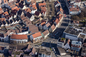 Bronngasse x B296 in Herrenberg in the state Baden-Wuerttemberg, Germany