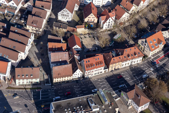 Underpass at Bronntor and Auf dem Graben in Herrenberg in the state Baden-Wuerttemberg, Germany