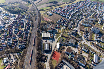 Andreae Gymnasium in Herrenberg in the state Baden-Wuerttemberg, Germany
