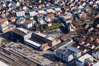 Walther-Knoll Street in Herrenberg in the state Baden-Wuerttemberg, Germany